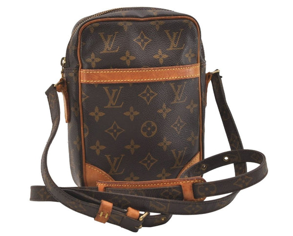 Authentic Louis Vuitton Monogram Danube Shoulder Cross Body Bag M45266 LV 5784J