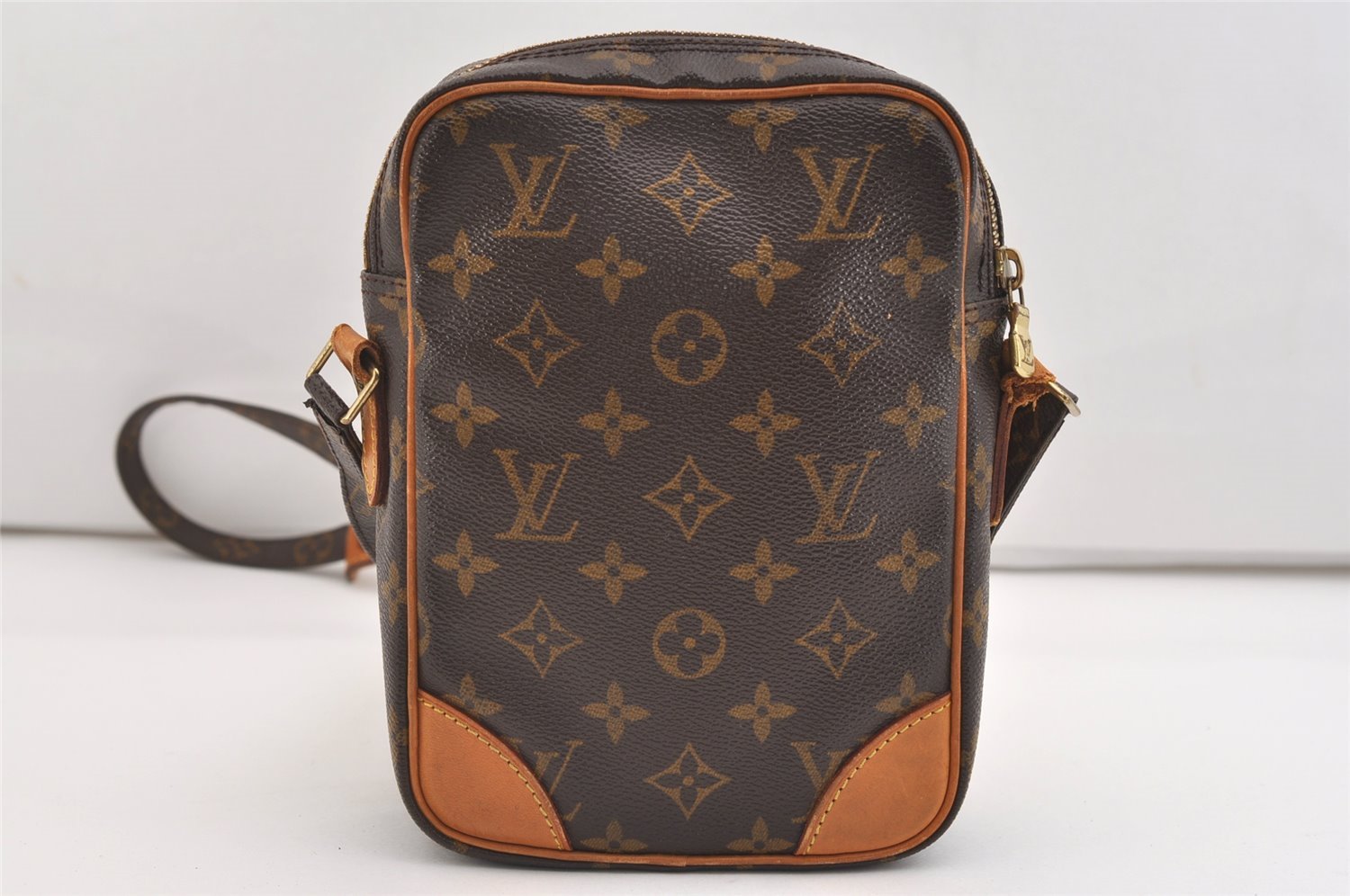 Authentic Louis Vuitton Monogram Danube Shoulder Cross Body Bag M45266 LV 5784J