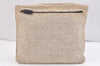 Authentic PRADA Vintage Canvas Leather Shoulder Cross Body Bag Purse Beige 5784K