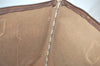 Authentic GUCCI Web Sherry Line GG Plus Tote Bag PVC Leather Brown Junk 5785I