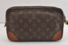 Authentic Louis Vuitton Monogram Marly Dragonne GM M51825 Clutch Hand Bag 5785J