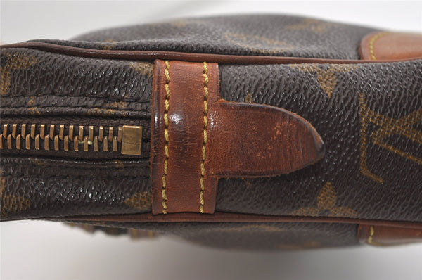 Authentic Louis Vuitton Monogram Marly Dragonne GM M51825 Clutch Hand Bag 5785J