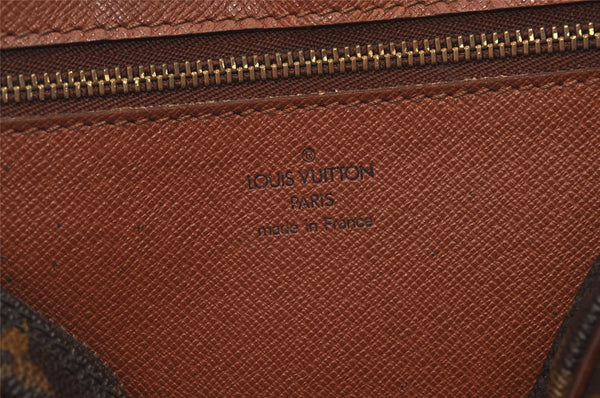 Authentic Louis Vuitton Monogram Marly Dragonne GM M51825 Clutch Hand Bag 5785J