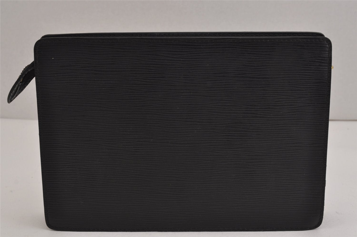 Authentic Louis Vuitton Epi Pochette Homme Clutch Hand Bag Black M52522 LV 5786J