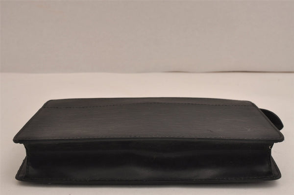 Authentic Louis Vuitton Epi Pochette Homme Clutch Hand Bag Black M52522 LV 5786J