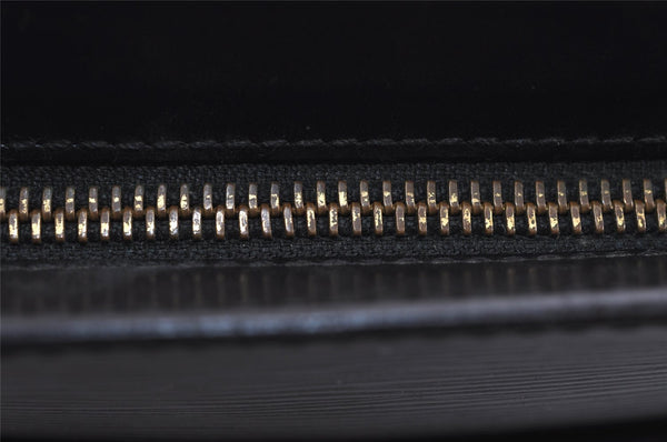 Authentic Louis Vuitton Epi Pochette Homme Clutch Hand Bag Black M52522 LV 5786J