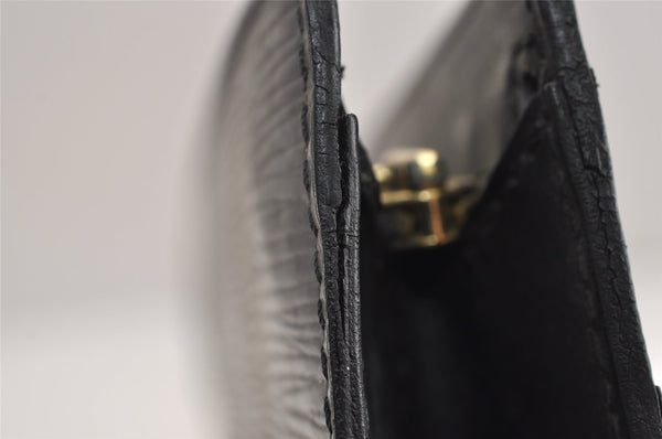 Authentic Louis Vuitton Epi Pochette Homme Clutch Hand Bag Black M52522 LV 5786J