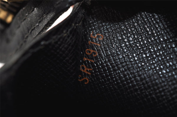 Authentic Louis Vuitton Epi Pochette Homme Clutch Hand Bag Black M52522 LV 5786J