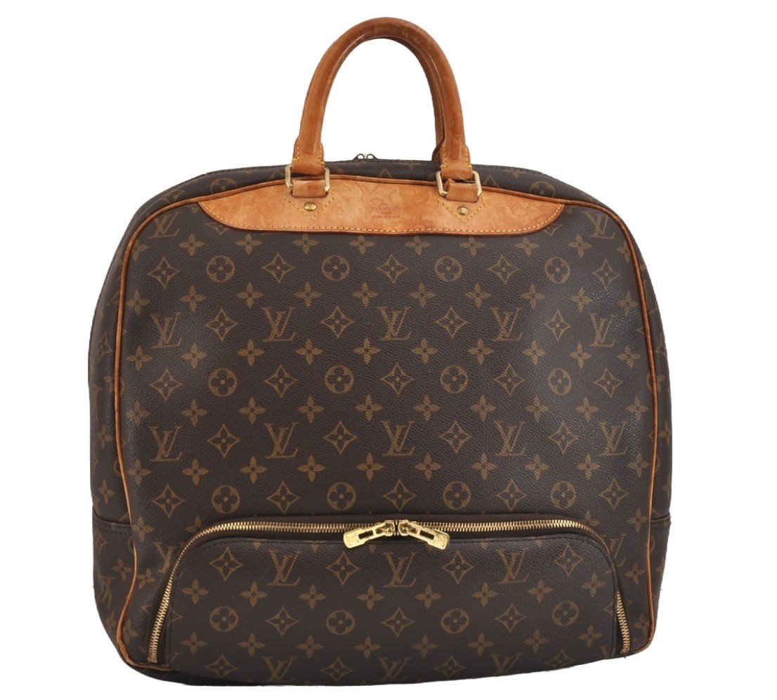 Authentic Louis Vuitton Monogram Evasion PM Boston Travel Bag M41443 LV 5787J