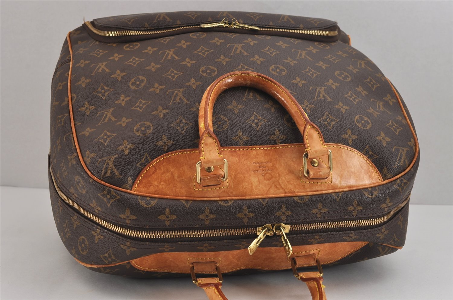 Authentic Louis Vuitton Monogram Evasion PM Boston Travel Bag M41443 LV 5787J