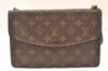 Auth Louis Vuitton Monogram Pochette Double Rabat Shoulder Bag M51815 LV 5787K