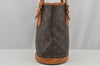 Authentic Louis Vuitton Monogram Bucket PM Shoulder Tote Bag M42238 Junk 5788J