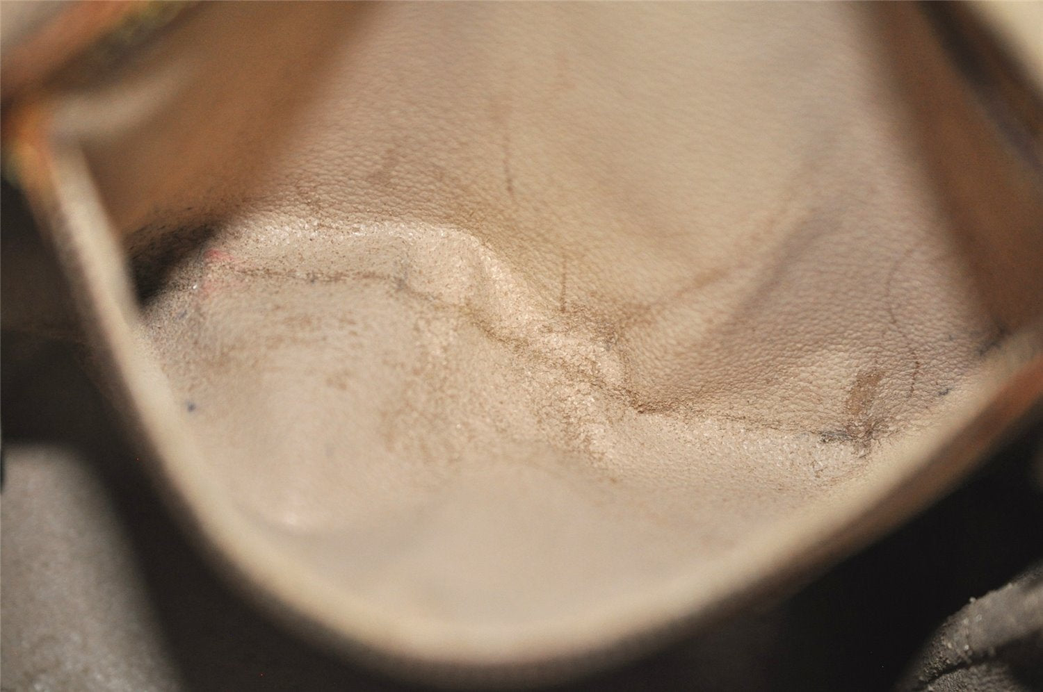 Authentic Louis Vuitton Monogram Bucket PM Shoulder Tote Bag M42238 Junk 5788J