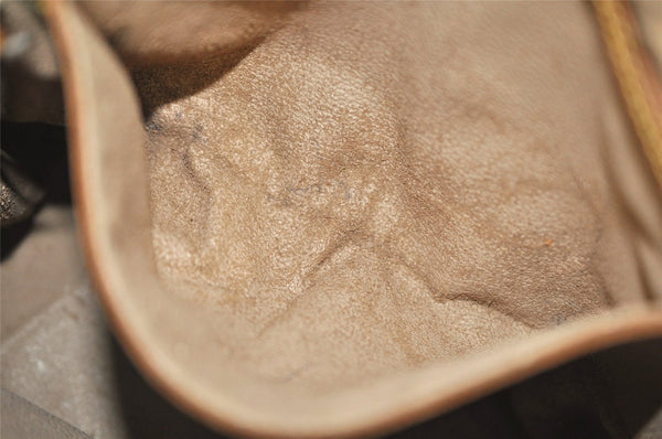 Authentic Louis Vuitton Monogram Bucket PM Shoulder Tote Bag M42238 Junk 5788J