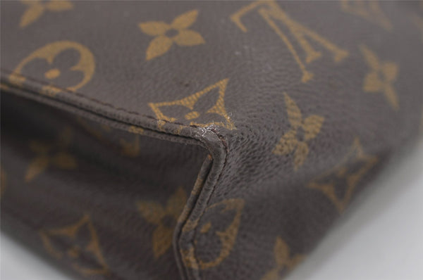 Authentic Louis Vuitton Monogram Poche Toilette 26 M47542 Cosmetics Pouch 5789I