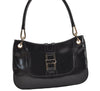 Authentic GUCCI Vintage Shoulder Hand Bag Purse Leather 0014150 Black 5789J