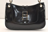 Authentic GUCCI Vintage Shoulder Hand Bag Purse Leather 0014150 Black 5789J