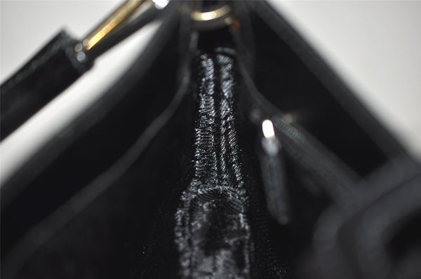 Authentic GUCCI Vintage Shoulder Hand Bag Purse Leather 0014150 Black 5789J