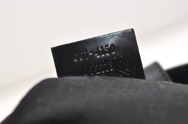 Authentic GUCCI Vintage Shoulder Hand Bag Purse Leather 0014150 Black 5789J