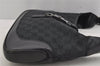 Authentic GUCCI Jackie Shoulder Hand Bag GG Canvas Leather 0013306 Black 5790J