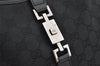 Authentic GUCCI Jackie Shoulder Hand Bag GG Canvas Leather 0013306 Black 5790J