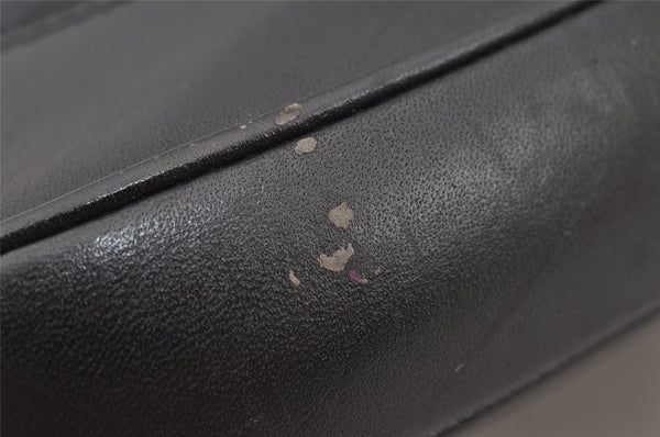 Authentic GUCCI Jackie Shoulder Hand Bag GG Canvas Leather 0013306 Black 5790J