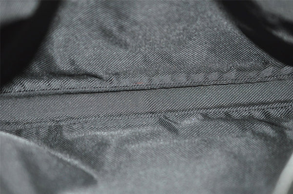 Authentic GUCCI Jackie Shoulder Hand Bag GG Canvas Leather 0013306 Black 5790J