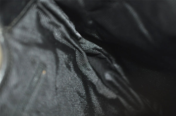 Authentic GUCCI Jackie Shoulder Hand Bag GG Canvas Leather 0013306 Black 5790J