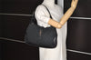 Authentic GUCCI Jackie Shoulder Hand Bag GG Canvas Leather 0013306 Black 5790J