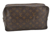 Auth Louis Vuitton Monogram Trousse Toilette 28 Clutch Hand Bag M47522 LV 5790K