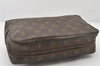 Auth Louis Vuitton Monogram Trousse Toilette 28 Clutch Hand Bag M47522 LV 5790K