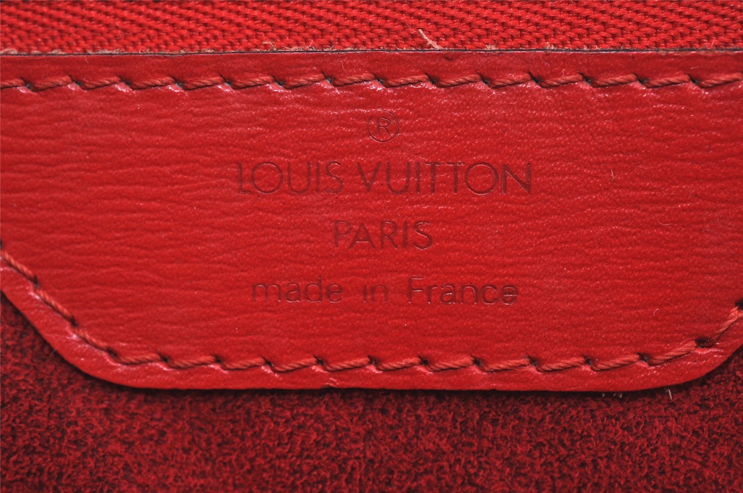 Auth Louis Vuitton Epi Saint Jacques Shopping Shoulder Bag Red M52267 LV 5791I