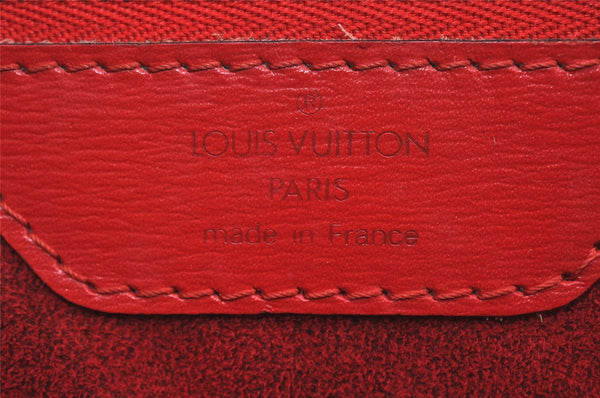 Auth Louis Vuitton Epi Saint Jacques Shopping Shoulder Bag Red M52267 LV 5791I