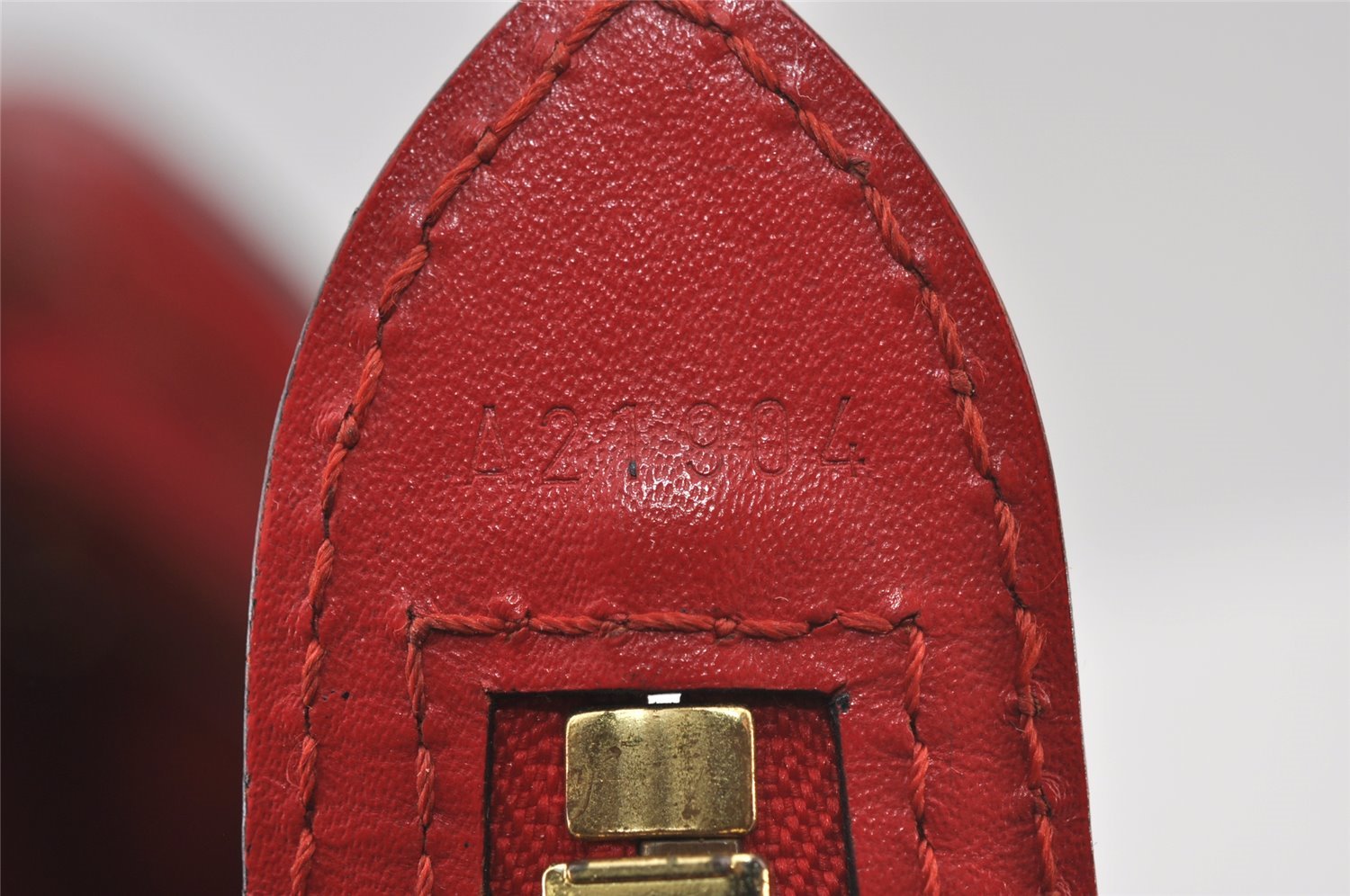 Auth Louis Vuitton Epi Saint Jacques Shopping Shoulder Bag Red M52267 LV 5791I