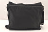 Authentic PRADA Nylon Tessuto Leather Shoulder Cross Body Bag V166 Black 5791K