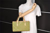 Authentic BURBERRY Nylon Leather Shoulder Hand Bag Purse Light Green 5792I