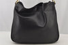 Authentic GUCCI Bamboo 2Way Shoulder Tote Bag Leather 0011577 Black 5792J