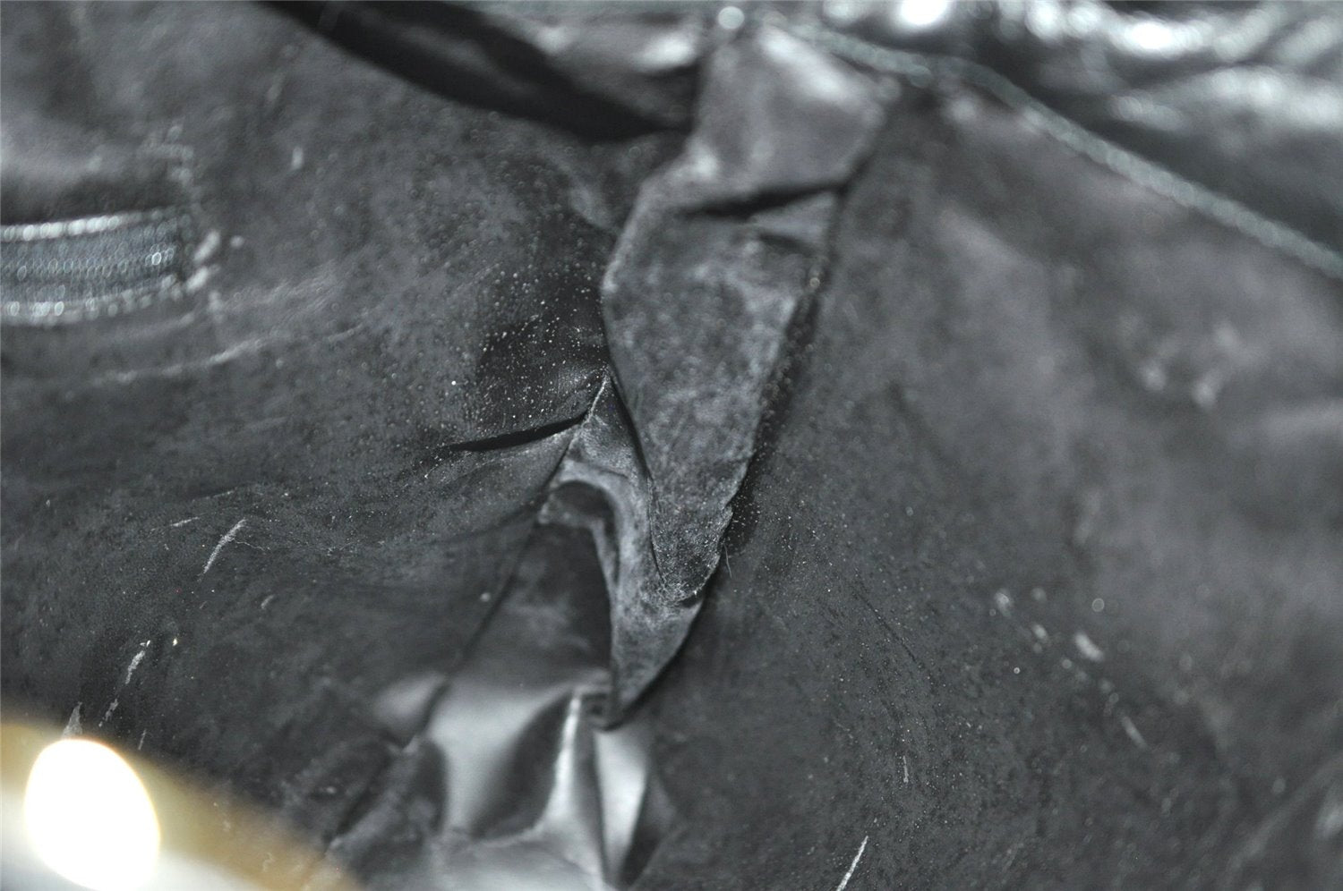 Authentic GUCCI Bamboo 2Way Shoulder Tote Bag Leather 0011577 Black 5792J