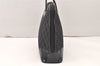 Authentic GUCCI Shoulder Hand Bag Purse GG Canvas Enamel 0021122 Black 5793K