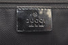 Authentic GUCCI Shoulder Hand Bag Purse GG Canvas Enamel 0021122 Black 5793K