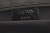 Authentic GUCCI Shoulder Hand Bag Purse GG Canvas Enamel 0021122 Black 5793K