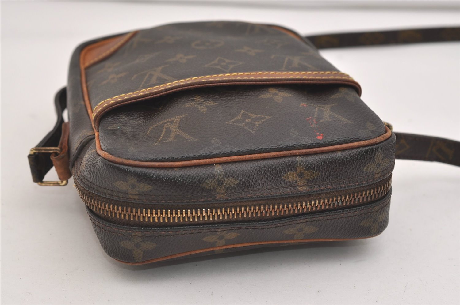 Authentic Louis Vuitton Monogram Danube Shoulder Cross Body Bag M45266 LV 5794J