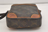 Authentic Louis Vuitton Monogram Danube Shoulder Cross Body Bag M45266 LV 5794J