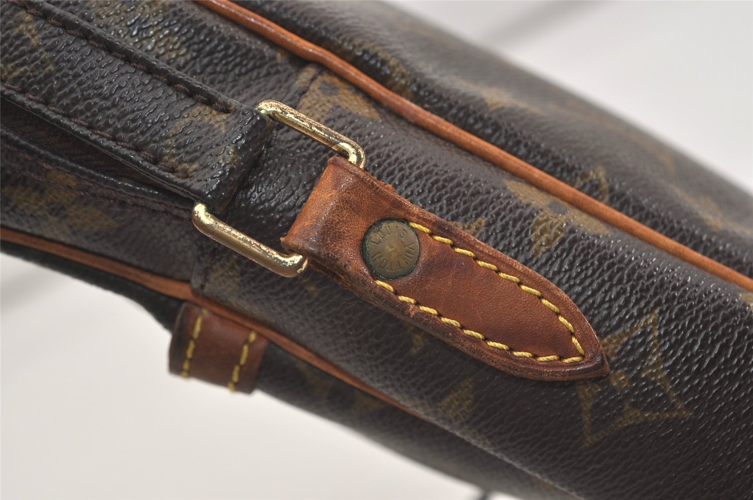 Authentic Louis Vuitton Monogram Danube Shoulder Cross Body Bag M45266 LV 5794J