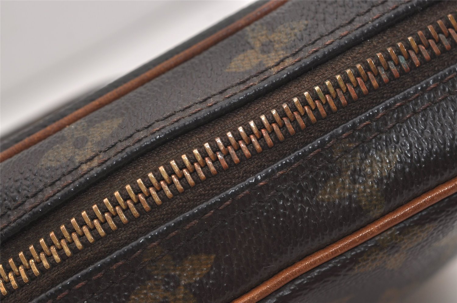 Authentic Louis Vuitton Monogram Danube Shoulder Cross Body Bag M45266 LV 5794J