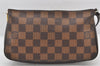 Authentic Louis Vuitton Damier Navona Hand Bag Pouch Purse N51983 LV 5794K