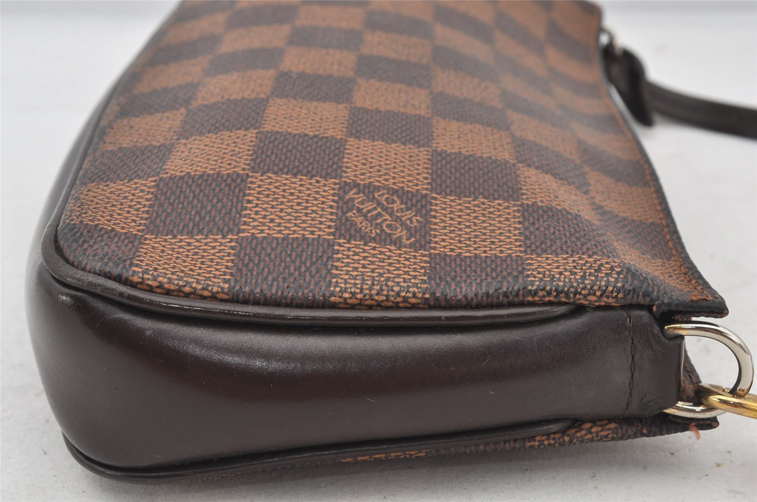 Authentic Louis Vuitton Damier Navona Hand Bag Pouch Purse N51983 LV 5794K