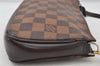 Authentic Louis Vuitton Damier Navona Hand Bag Pouch Purse N51983 LV 5794K