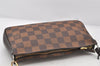 Authentic Louis Vuitton Damier Navona Hand Bag Pouch Purse N51983 LV 5794K