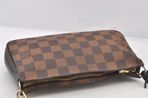 Authentic Louis Vuitton Damier Navona Hand Bag Pouch Purse N51983 LV 5794K